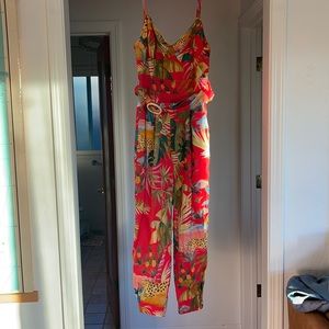 Farm rio linen tropicaliente 🔥 jumpsuit